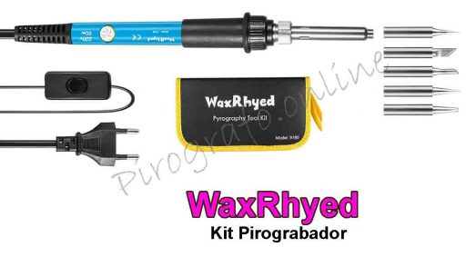 WaxRhyed pirograbador con regulador de temperatura